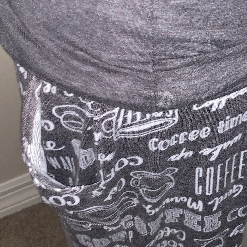 SUPER CUTE COFFEE THEMED SIZE SMALL 3-PIECE MATCHING OUTFIT
